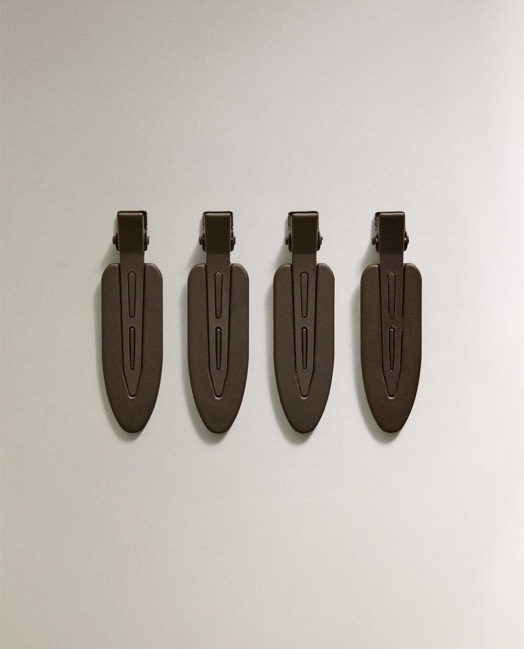 SET CLAME PLATE PENTRU PĂR (SET DE 4) SET CLAME PLATE PENTRU PĂR (SET DE 4)