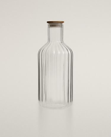 BUTELKA Z BOROKRZEMIANOWEGO SZKŁA