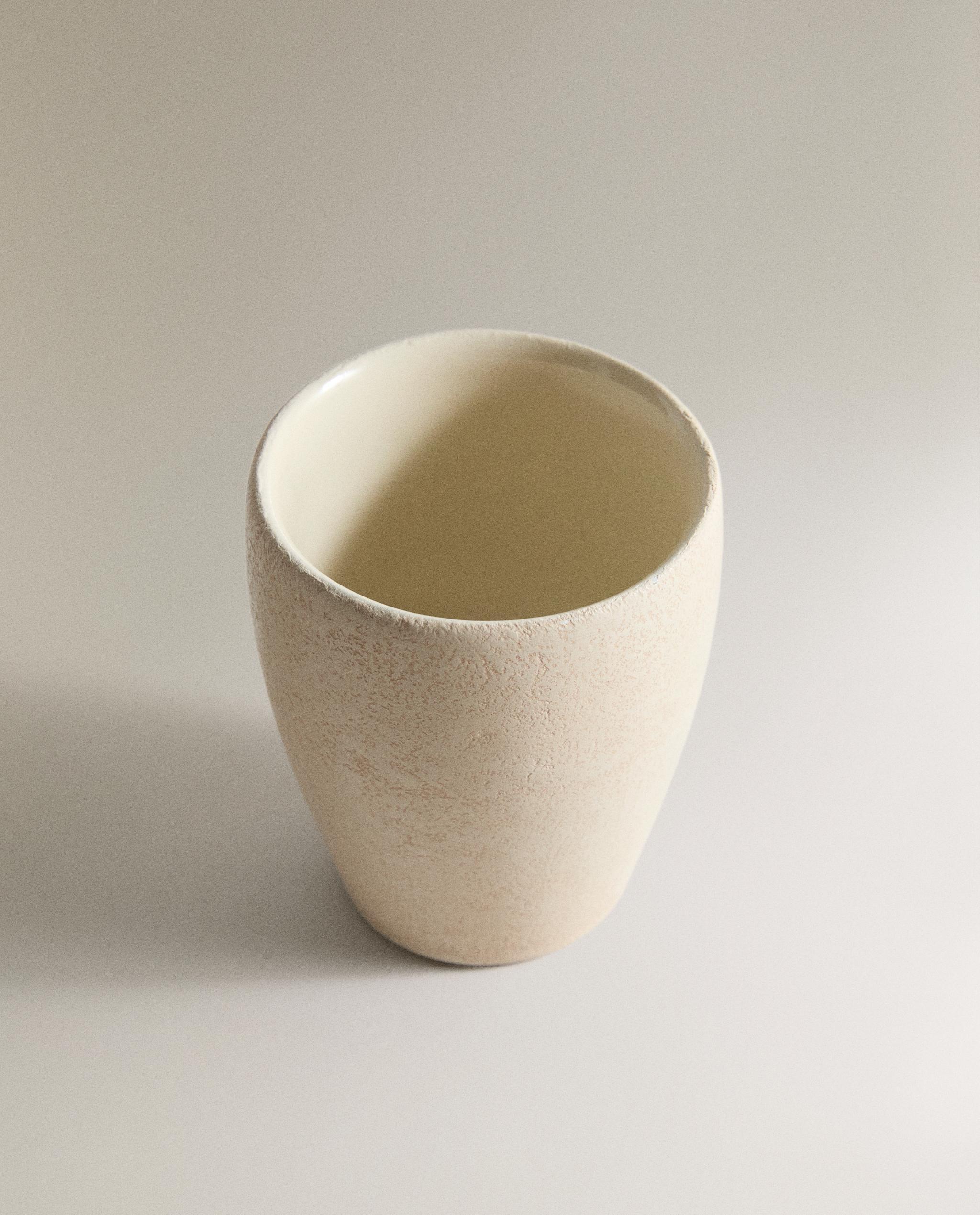 EARTH BROWN CERAMIC TOOTHBRUSH HOLDER product thumbnail 5