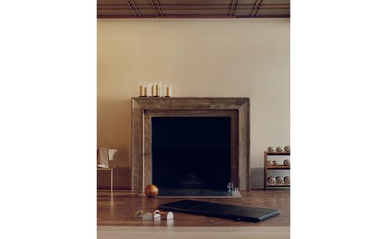 MATERAC ZE SKÓRY I MATERIAŁU GIMNASTYCZNEGO