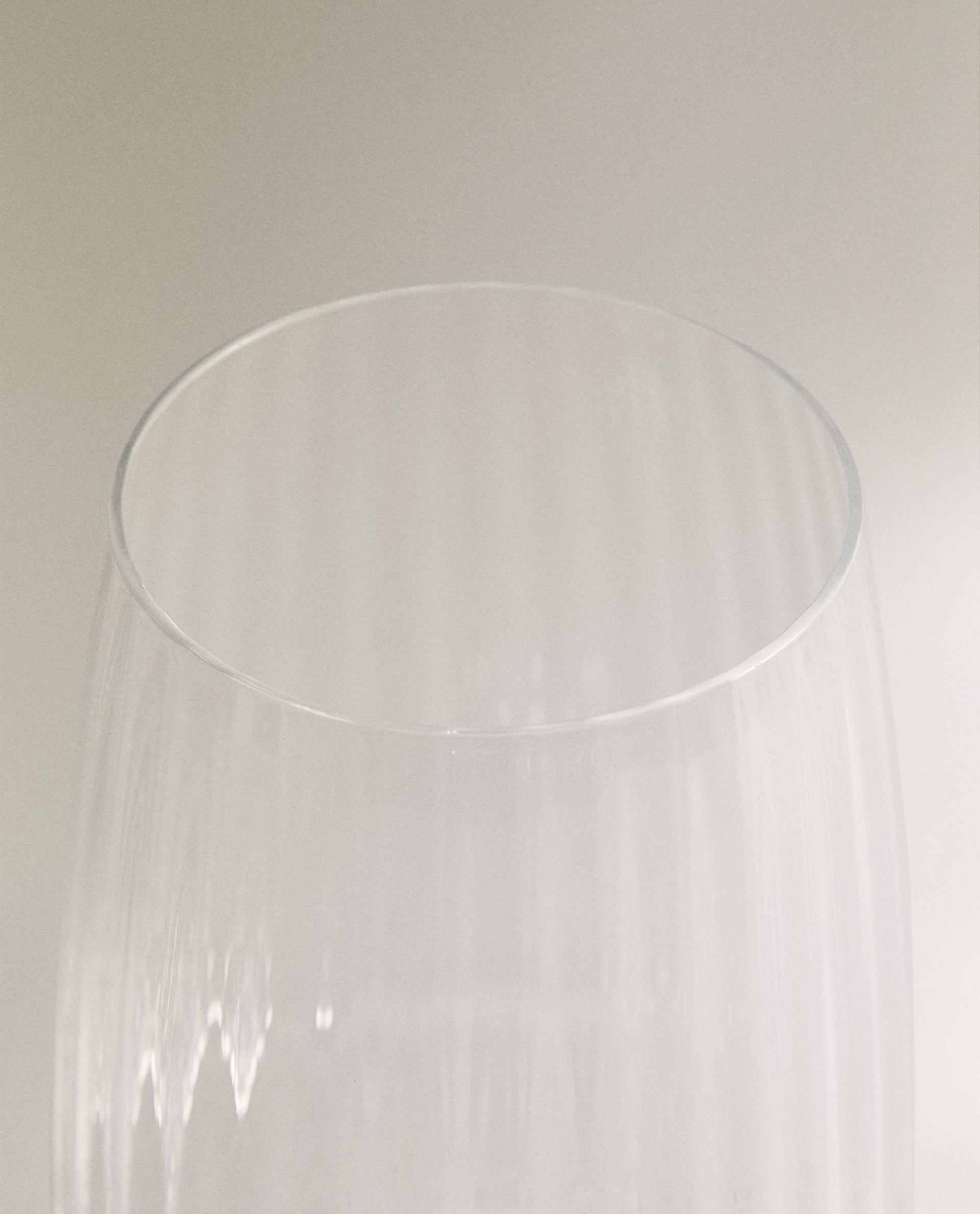 LARGE GLASS WITH LINES product thumbnail 4