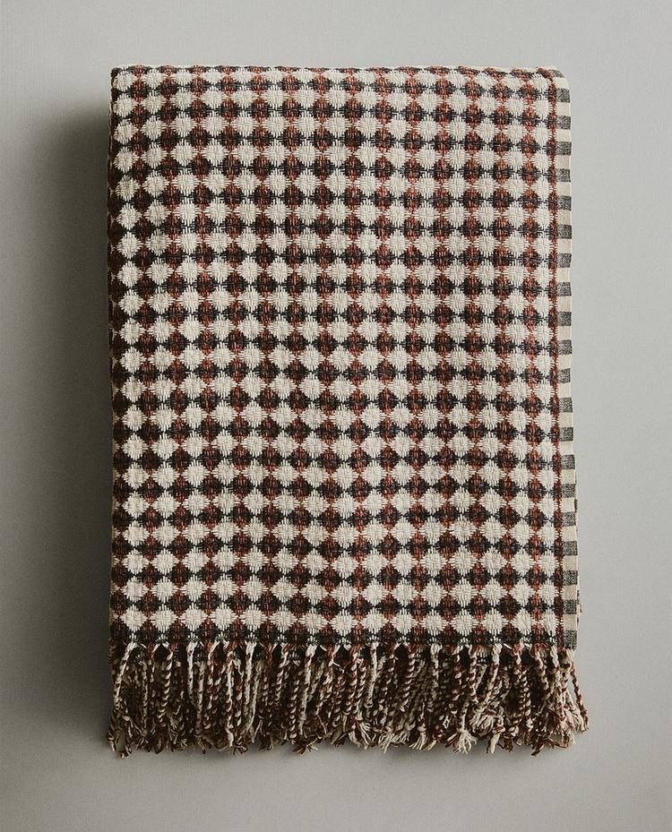 DIAMOND PATTERN CHENILLE BLANKET