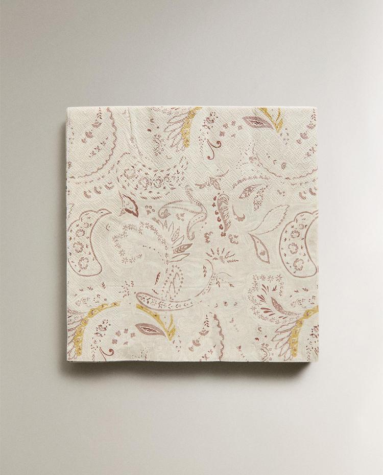 PACK OF PAISLEY PAPER NAPKINS (PACK OF 20)
