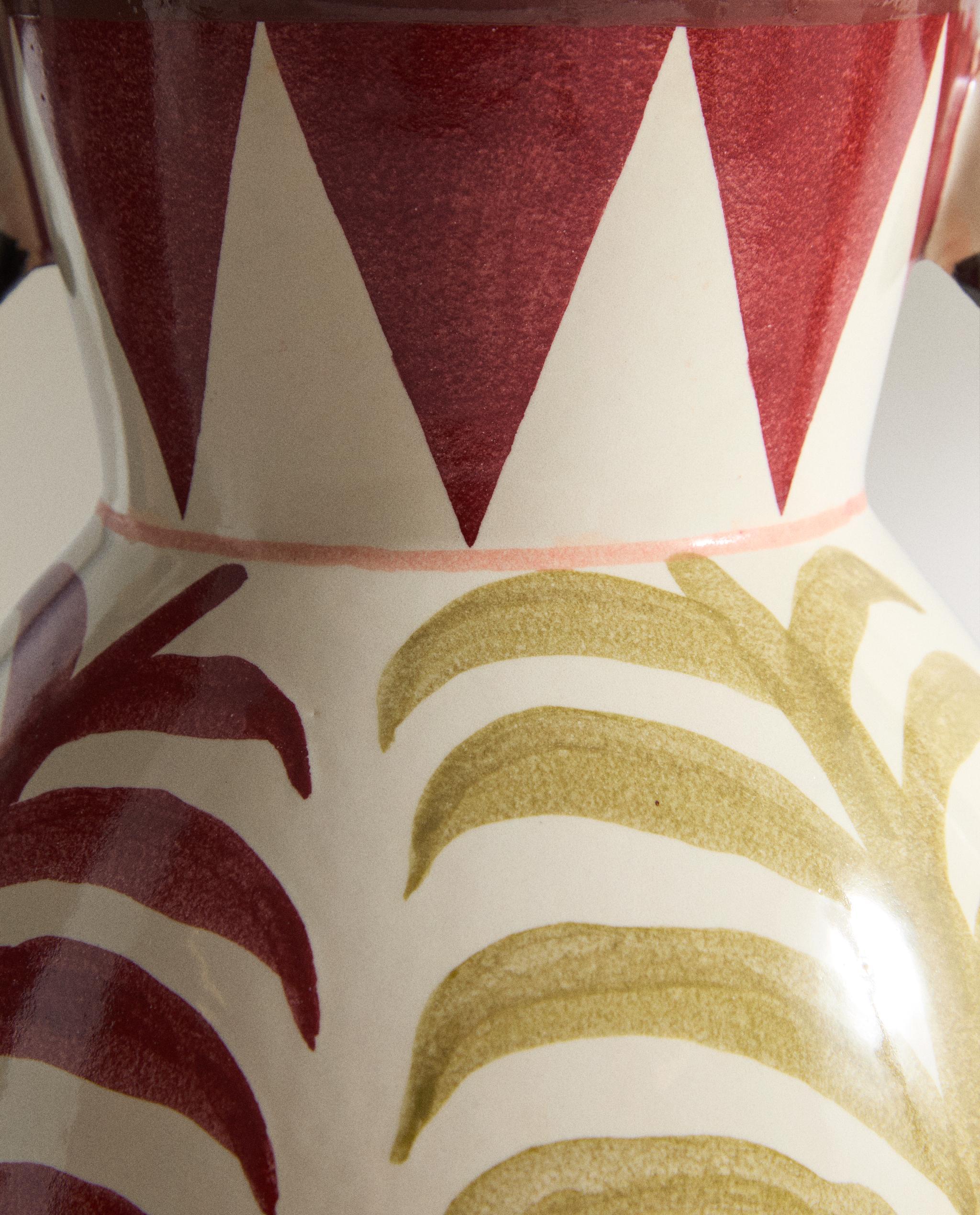 CERAMIC VASE WITH DOUBLE HANDLE product thumbnail 7