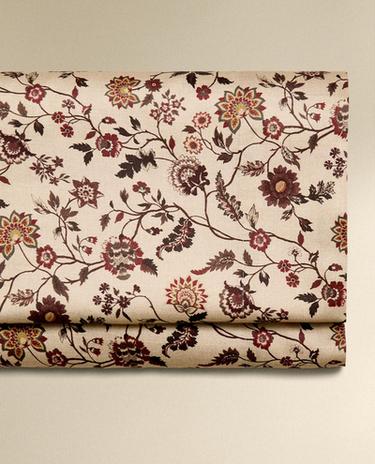 SÁBANA ENCIMERA SATÉN ESTAMPADO FLOR