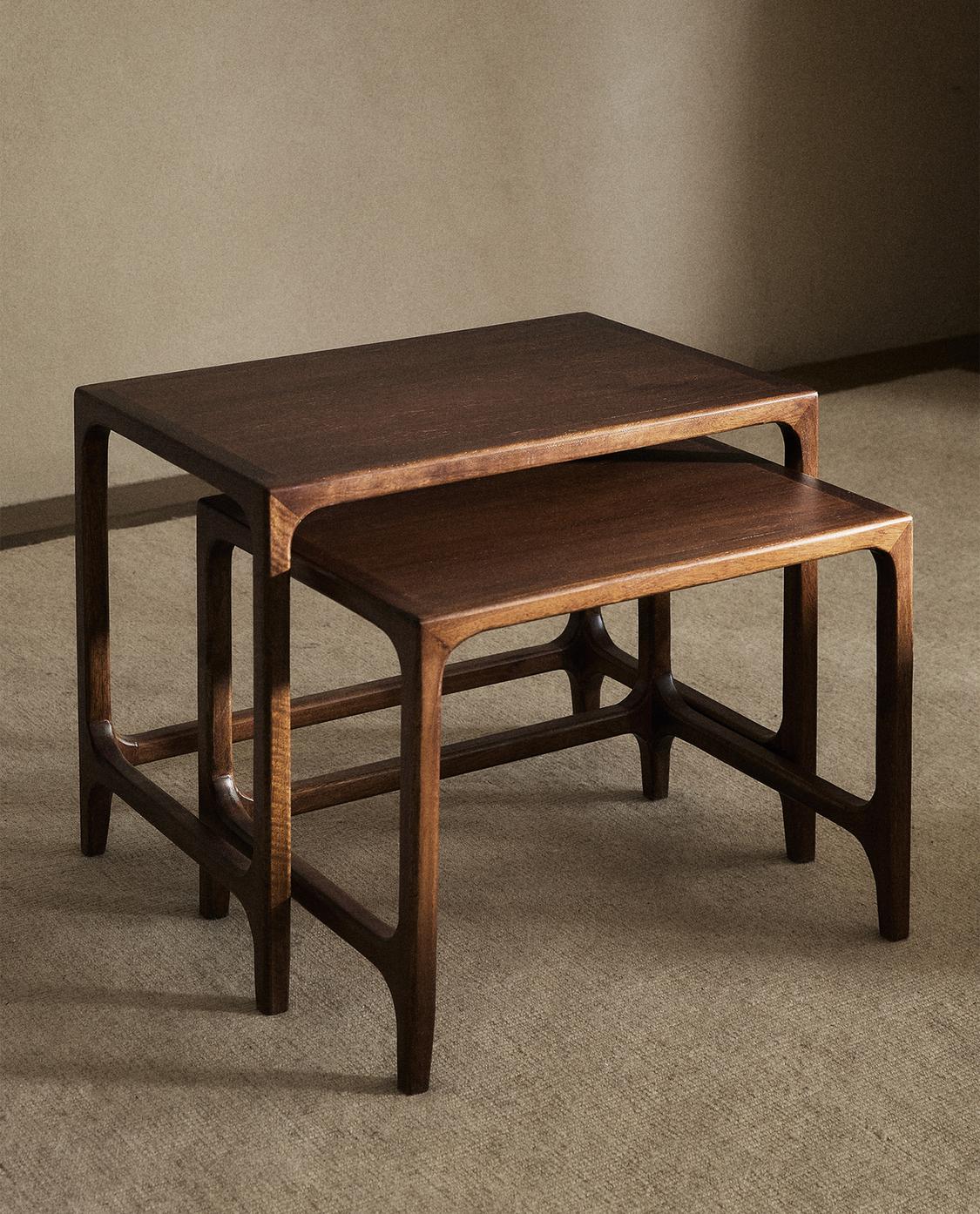 ウッド サイド ネストテーブルセット（2点セット） | Zara Home 日本/Japan 