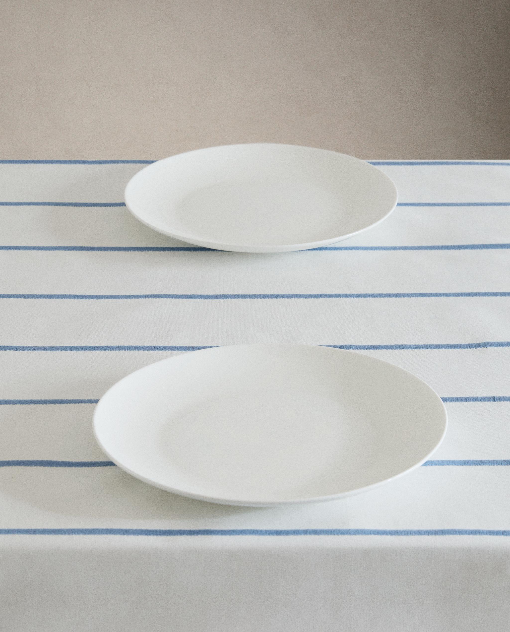 TABLECLOTH WITH EMBROIDERED STRIPES product thumbnail 2