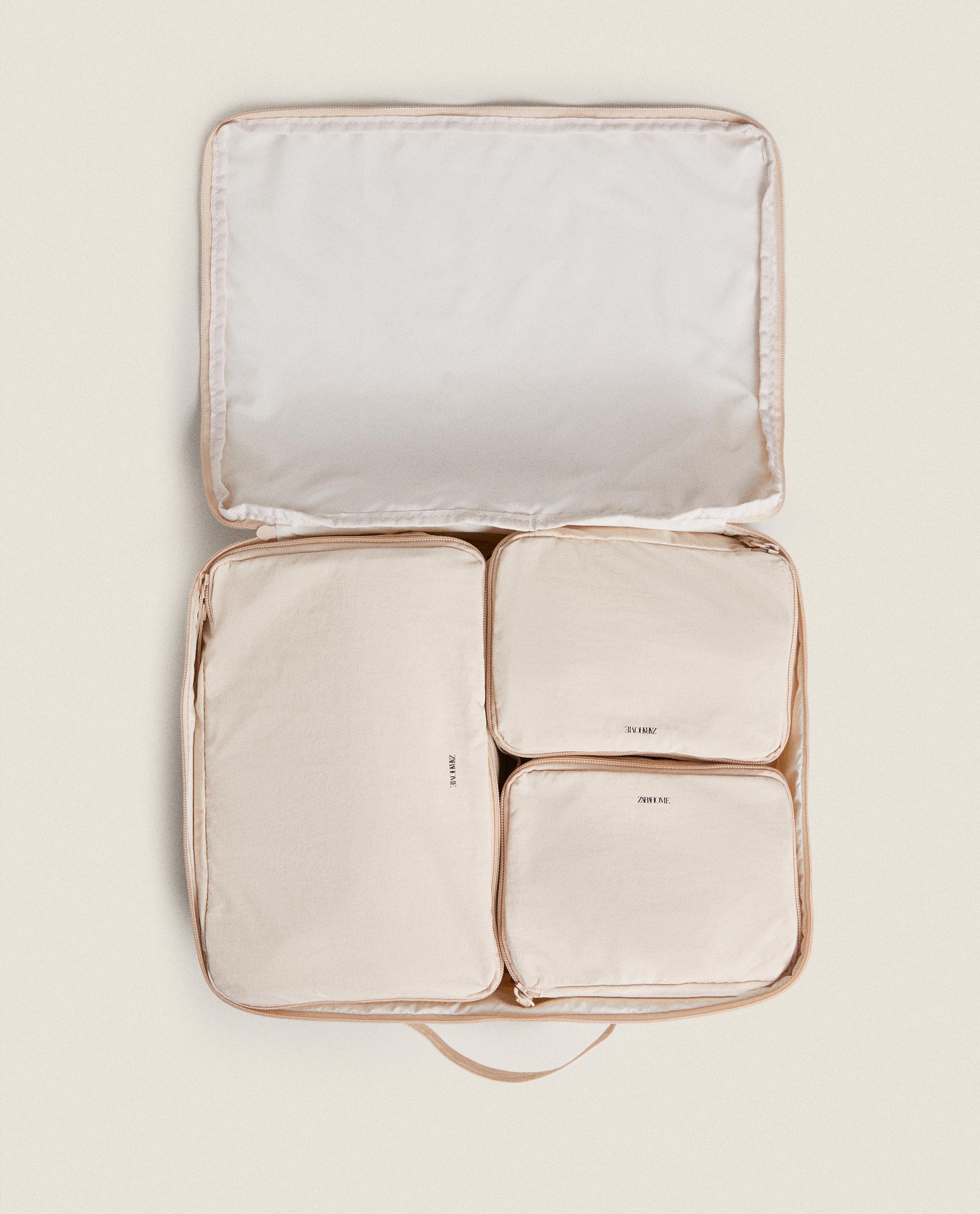 【ZARA】ナイロントラベルポーチ メッシュ ポーチ - ボルドー | ZARA Japan / 日本
