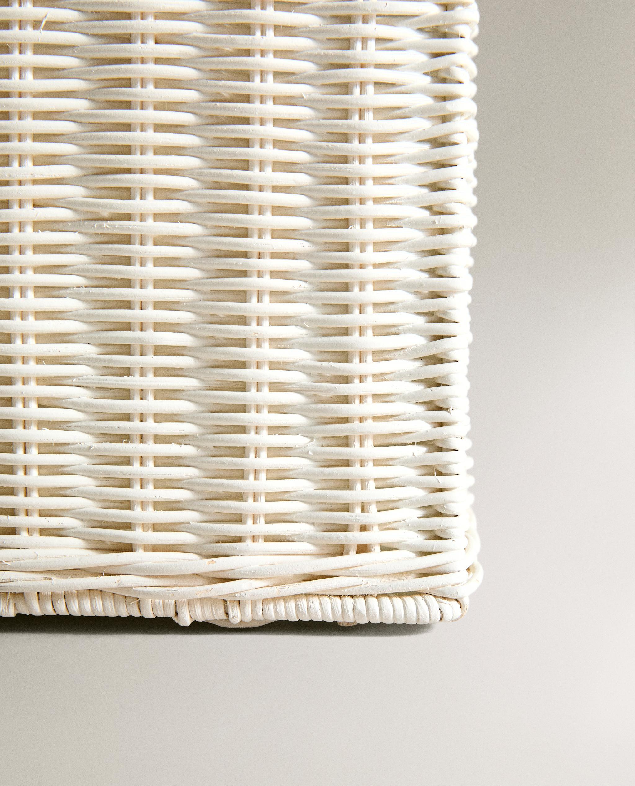 スクエア ラタン バスケット | Zara Home 日本/Japan