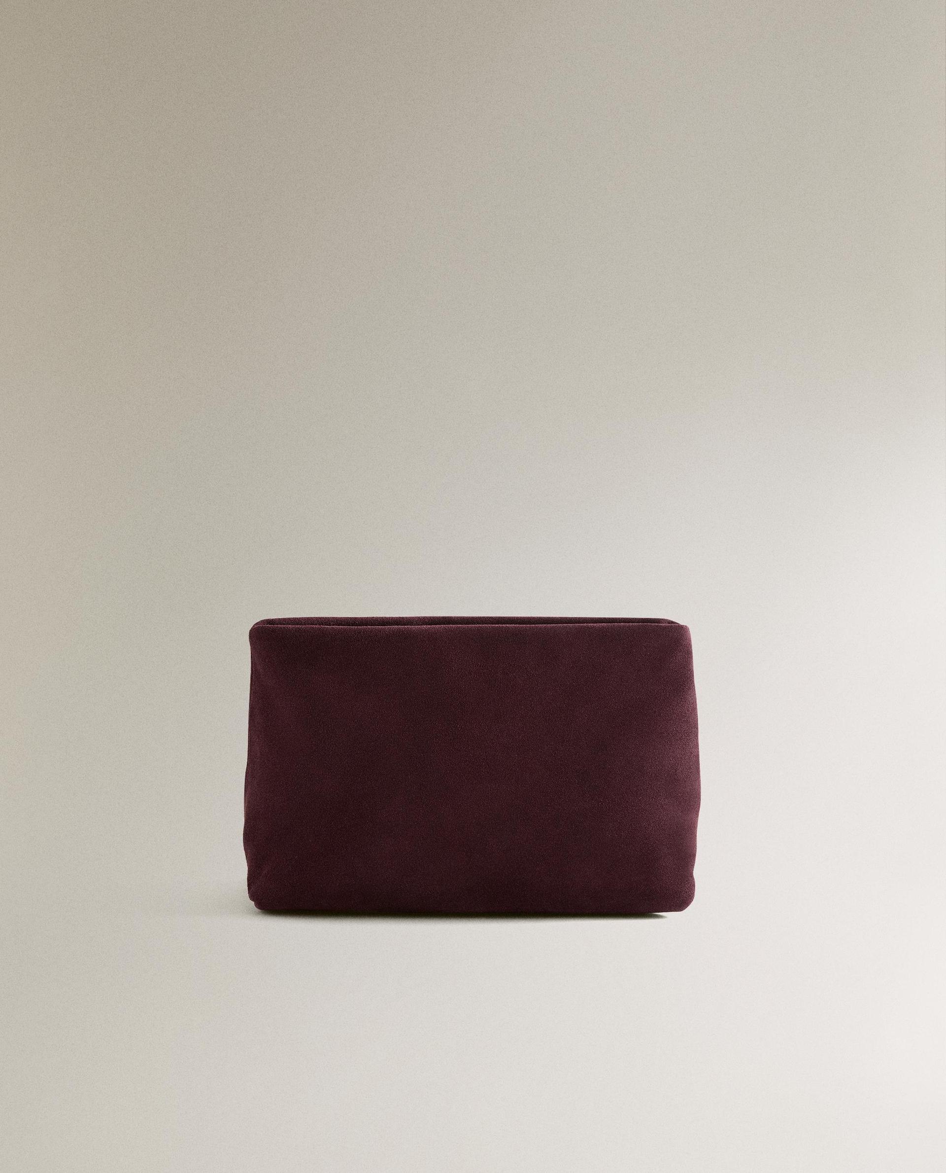 SPLIT LEATHER WASH BAG SPLIT LEATHER WASH BAG