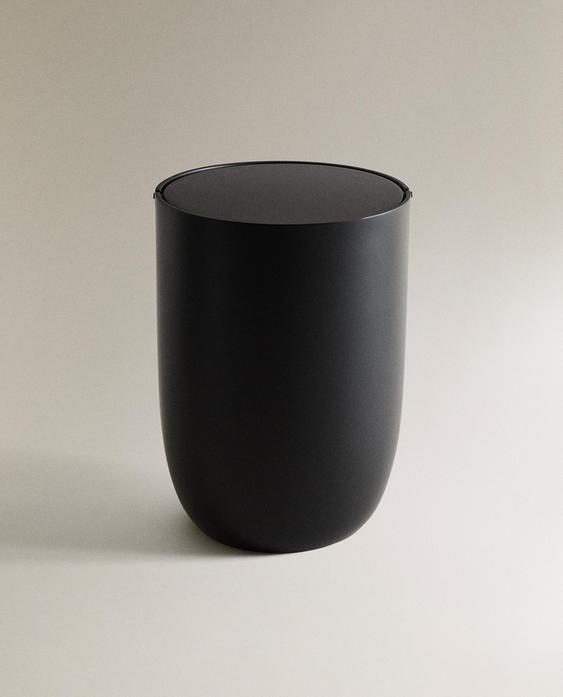 PAPELERA BAÑO RESINA NEGRA PAPELERA BAÑO RESINA NEGRA