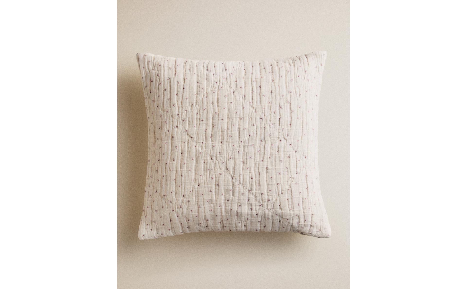 HOUSSE DE COUSSIN ENFANT GAZE FLORALE HOUSSE DE COUSSIN ENFANT GAZE FLORALE