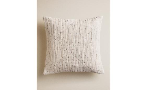 KIDS' FLORAL MUSLIN CUSHION COVER