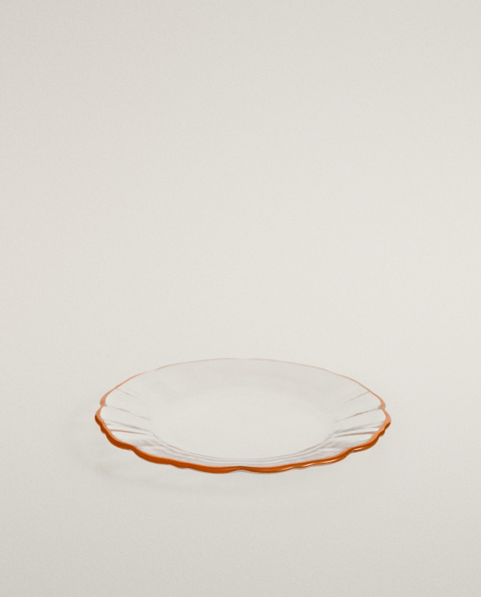 GLASS SIDE PLATE WITH RIM product thumbnail 16