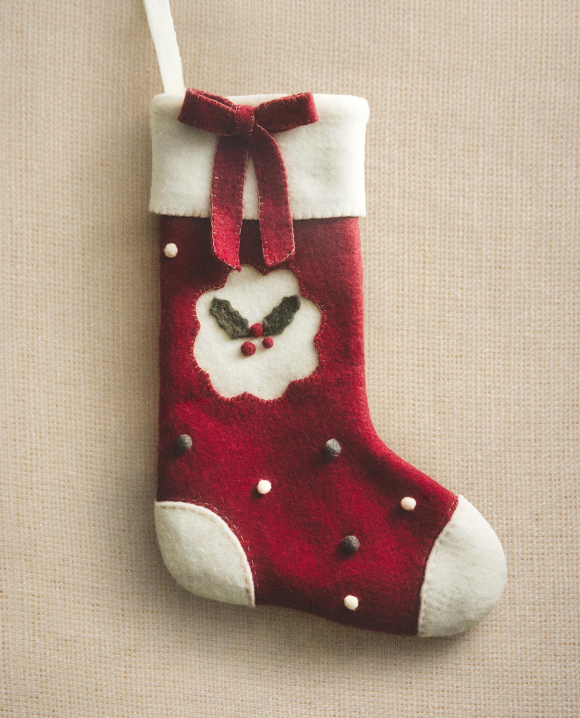 WOOL CHRISTMAS STOCKING DECORATION | Zara Home Schweiz / Suisse
