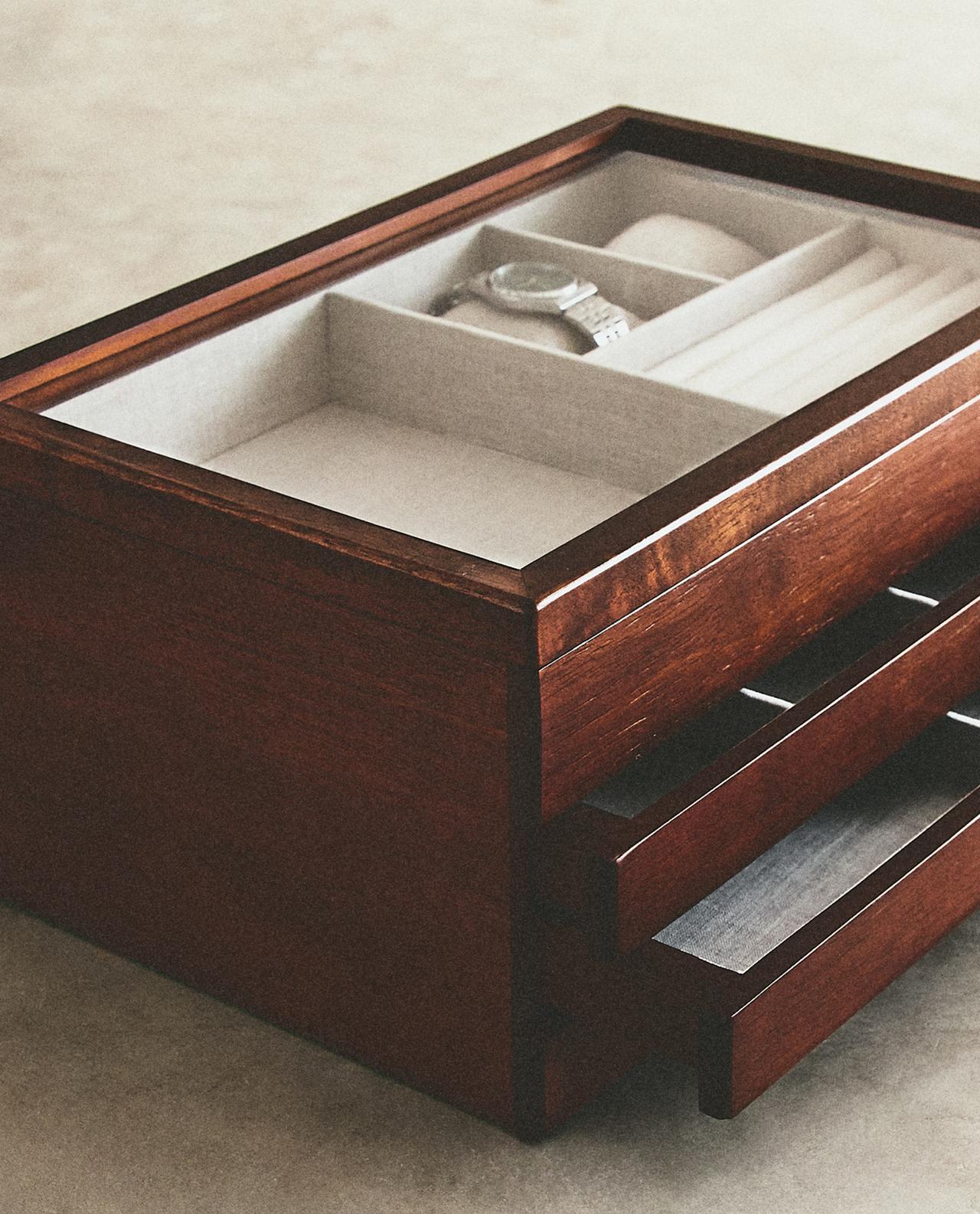 GRANDE BOÎTE À BIJOUX EN BOIS | Zara Home France