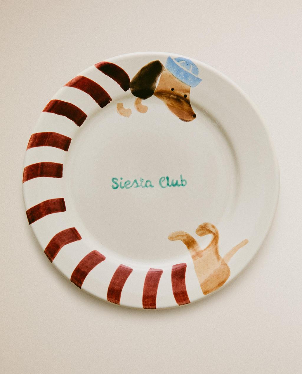 CHILDREN'S CERAMIC DOGGY PLATE