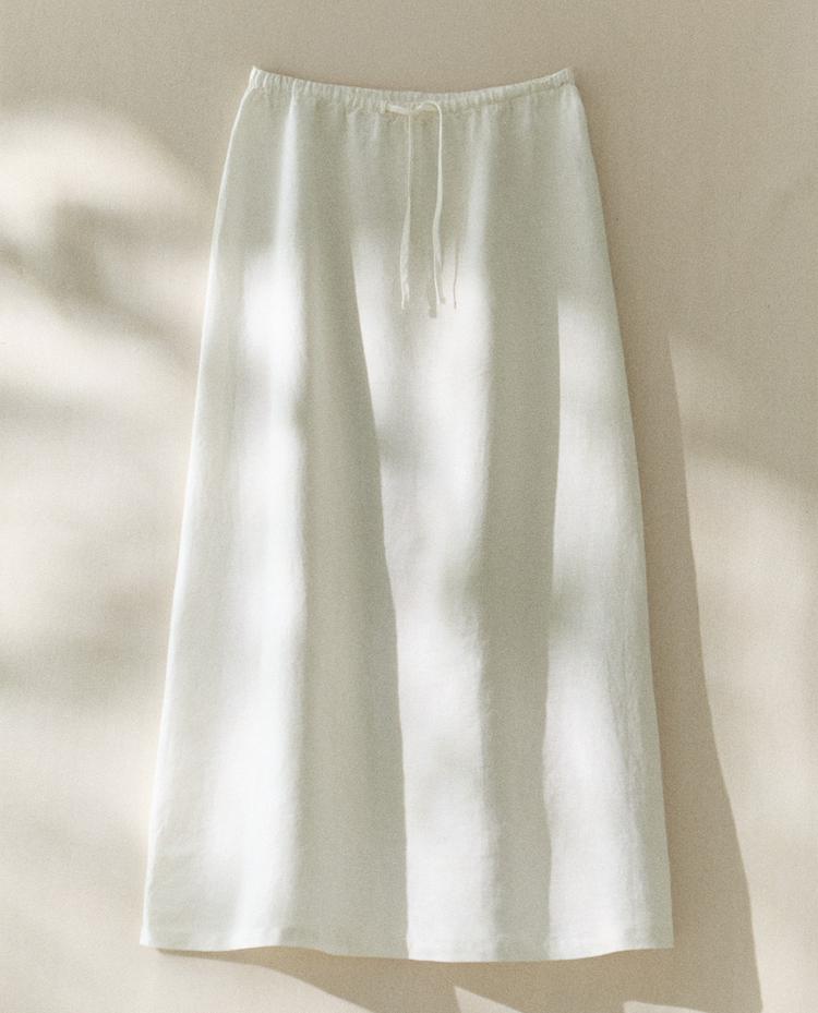 린넨 롱 스커트