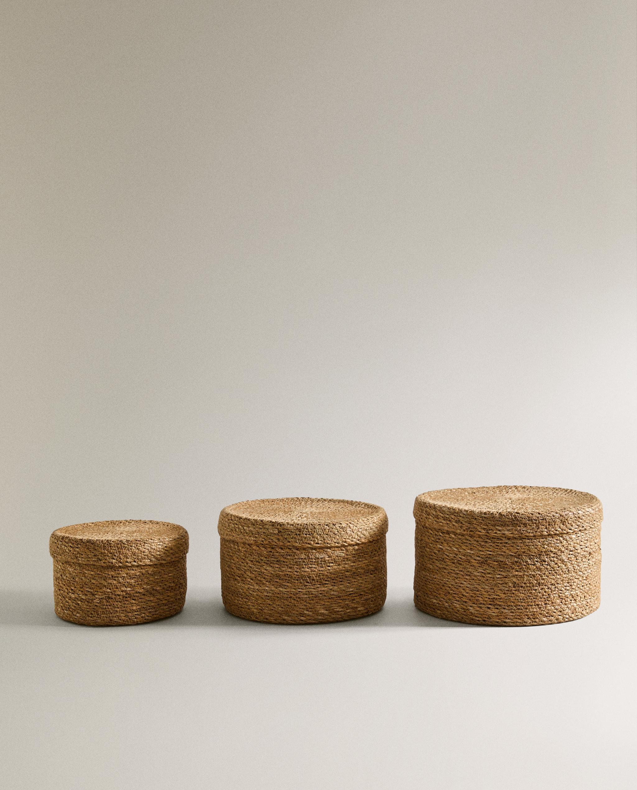 SEAGRASS HAMPER WITH LID product thumbnail 2