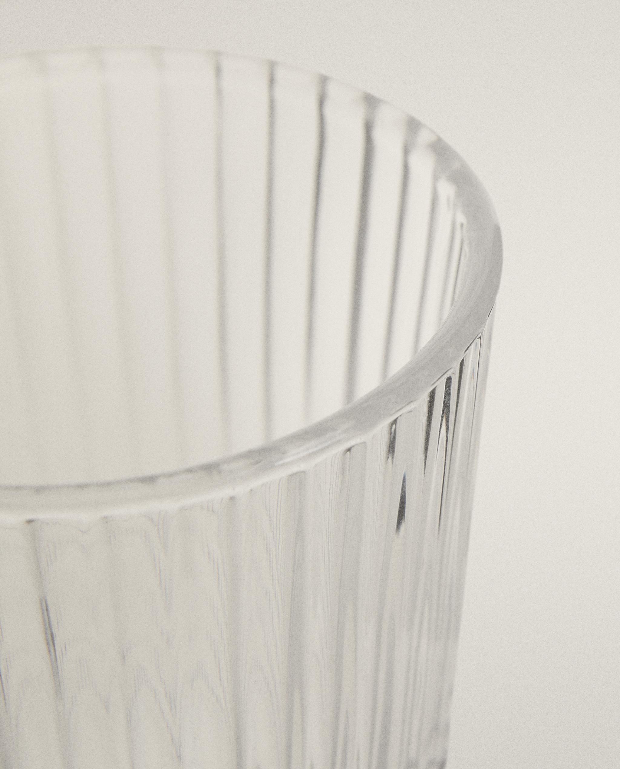 GLASS MUG WITH RAISED GEOMETRIC DESIGN product thumbnail 10