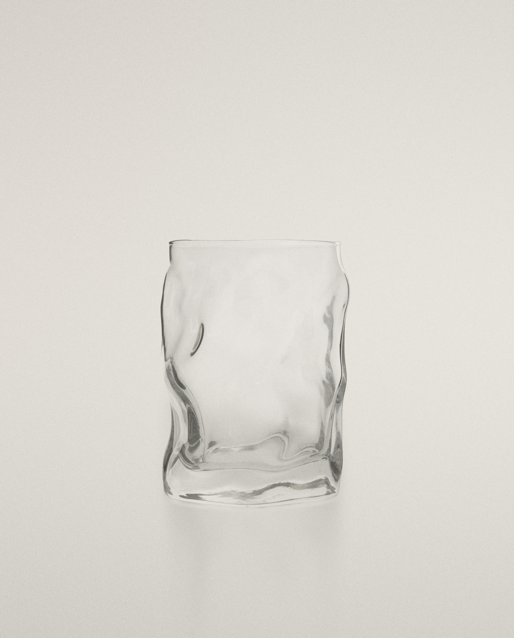 GOBELET VERRE ONDES TRANSPARENT 11 x 8 x 8 cm