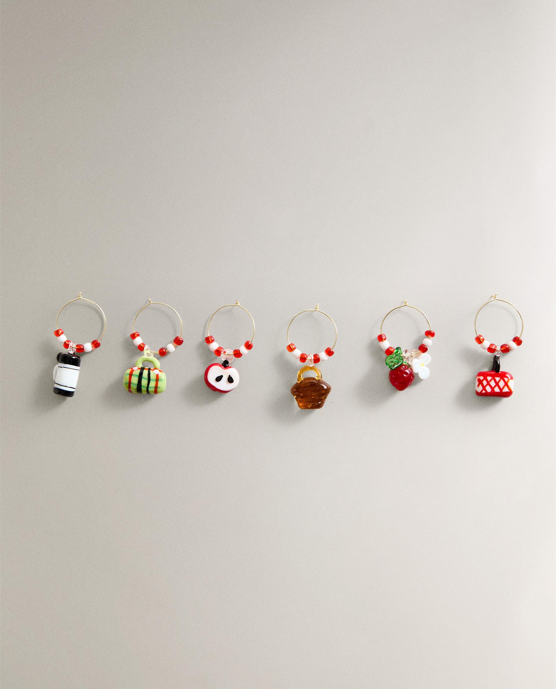 ZARAHOME デコレーションアクセサリー SET OF PICNIC GLASS CHARMS (SET OF 6) | Zara Home United