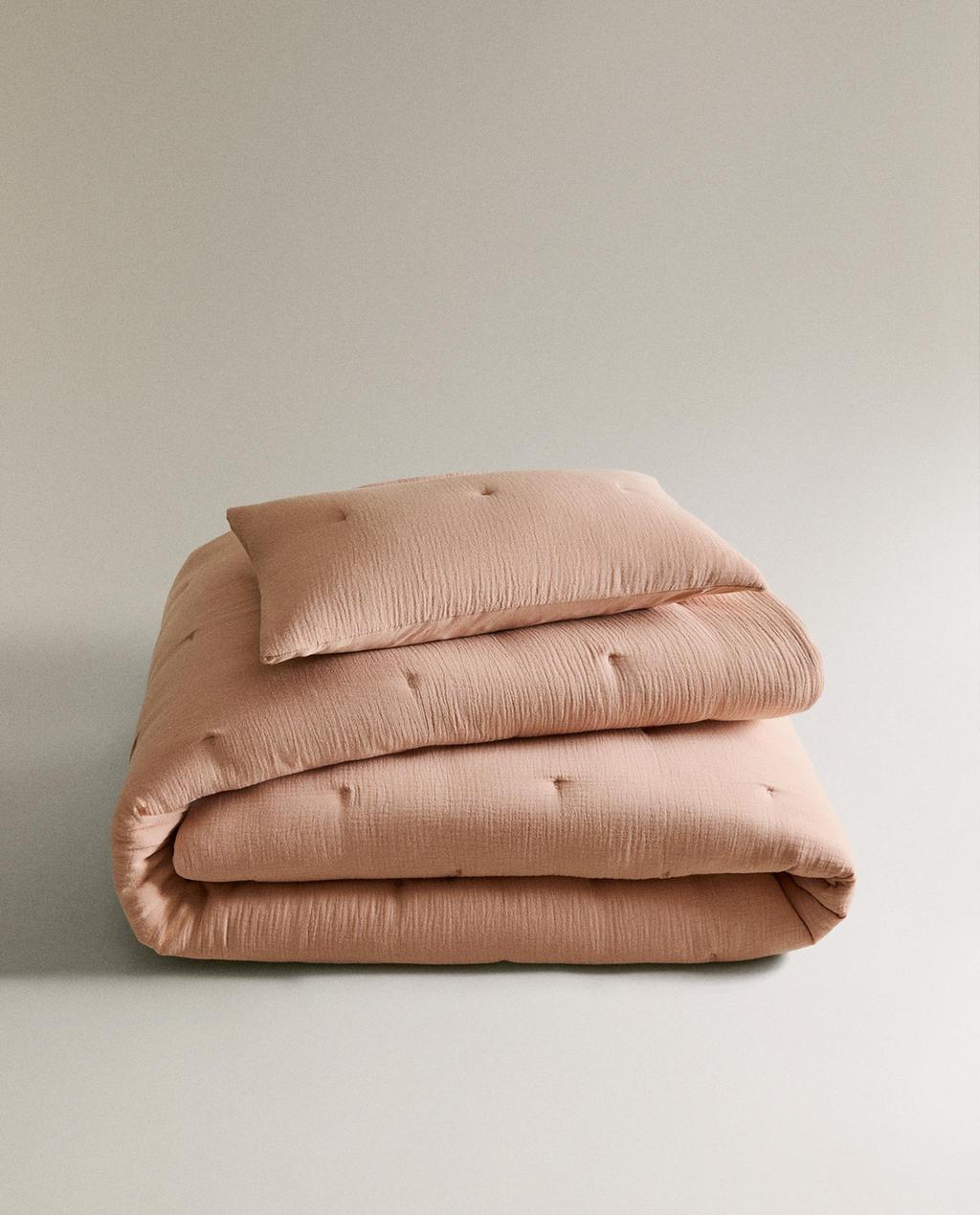 COPRILETTO BAMBINO GARZA TINTA UNITA