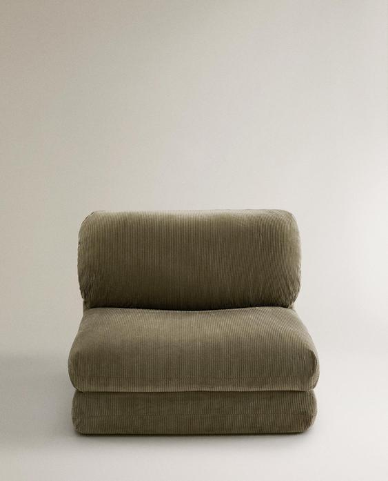 FOLDING CORDUROY CHAIR