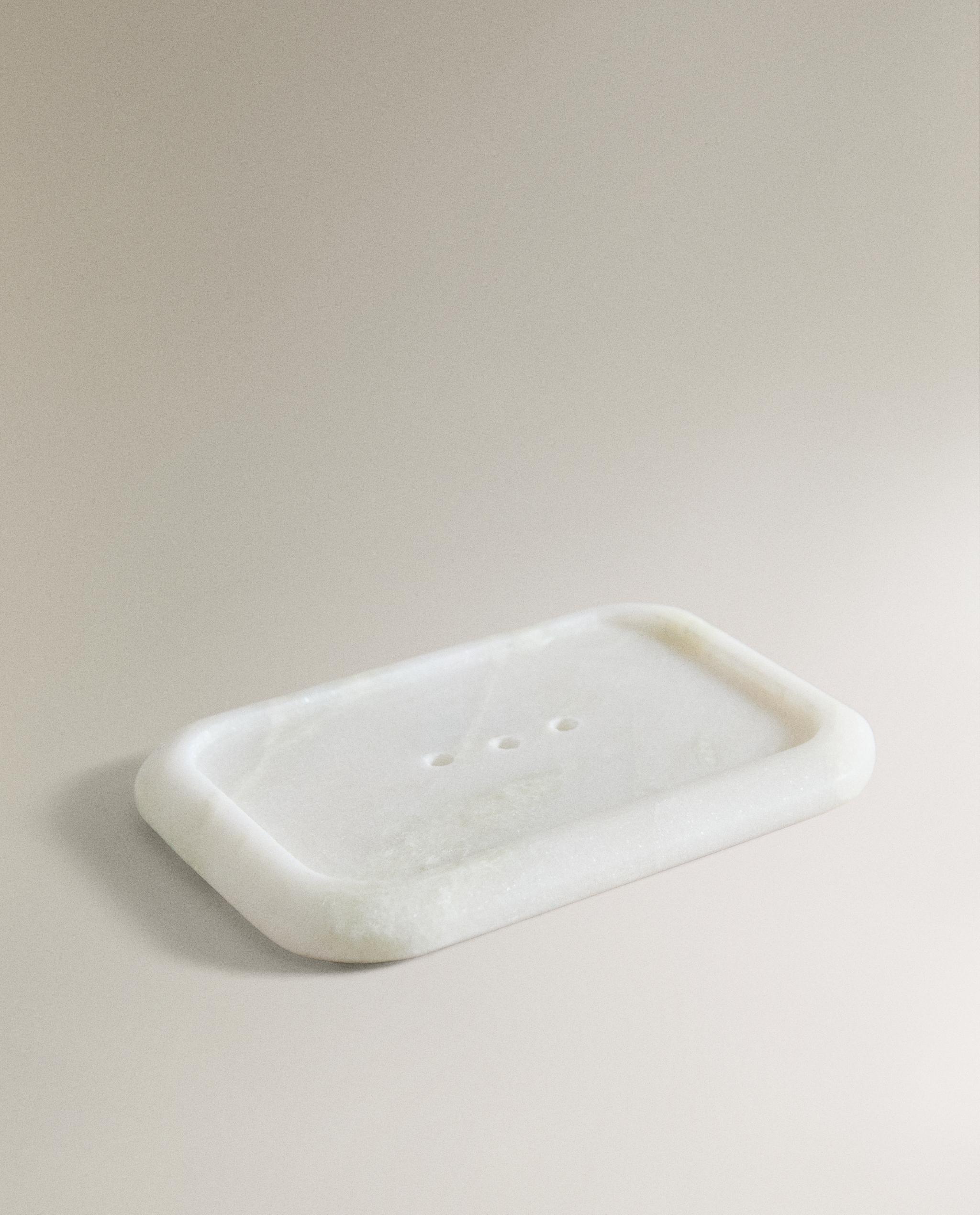 ホワイトマーブル バスルームソープディッシュ | Zara Home 日本/Japan