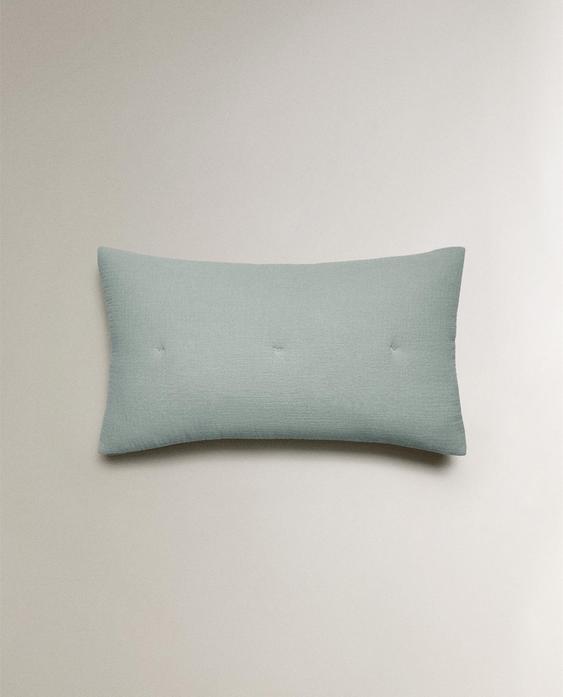 UNIFARBENER KISSENBEZUG AUS GAZE FÜR KINDER UNIFARBENER KISSENBEZUG AUS GAZE FÜR KINDER