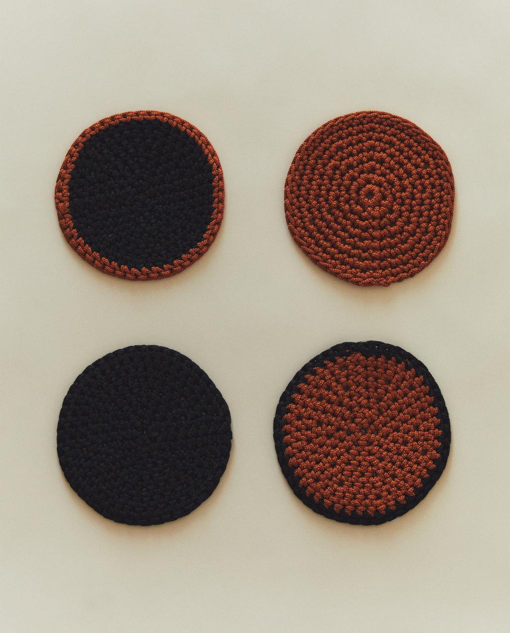 PACK OF WOVEN COASTERS (PACK OF 4) X COLLAGERIE