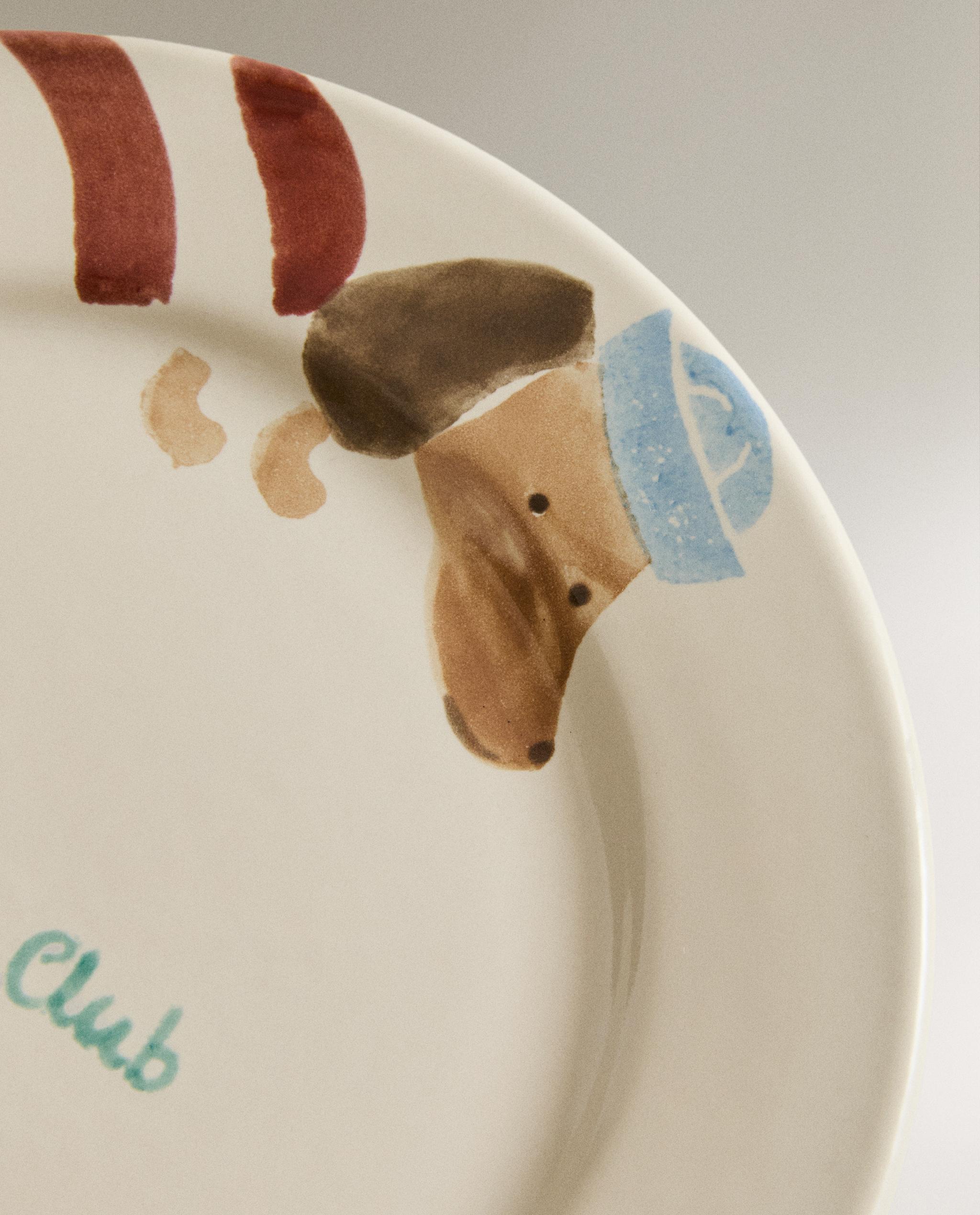 CHILDREN'S CERAMIC DOGGY PLATE product thumbnail 6
