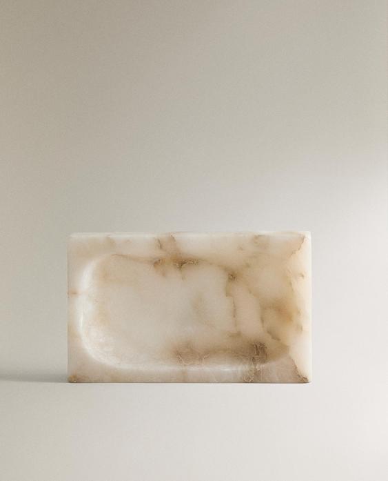 LONG ALABASTER TRAY