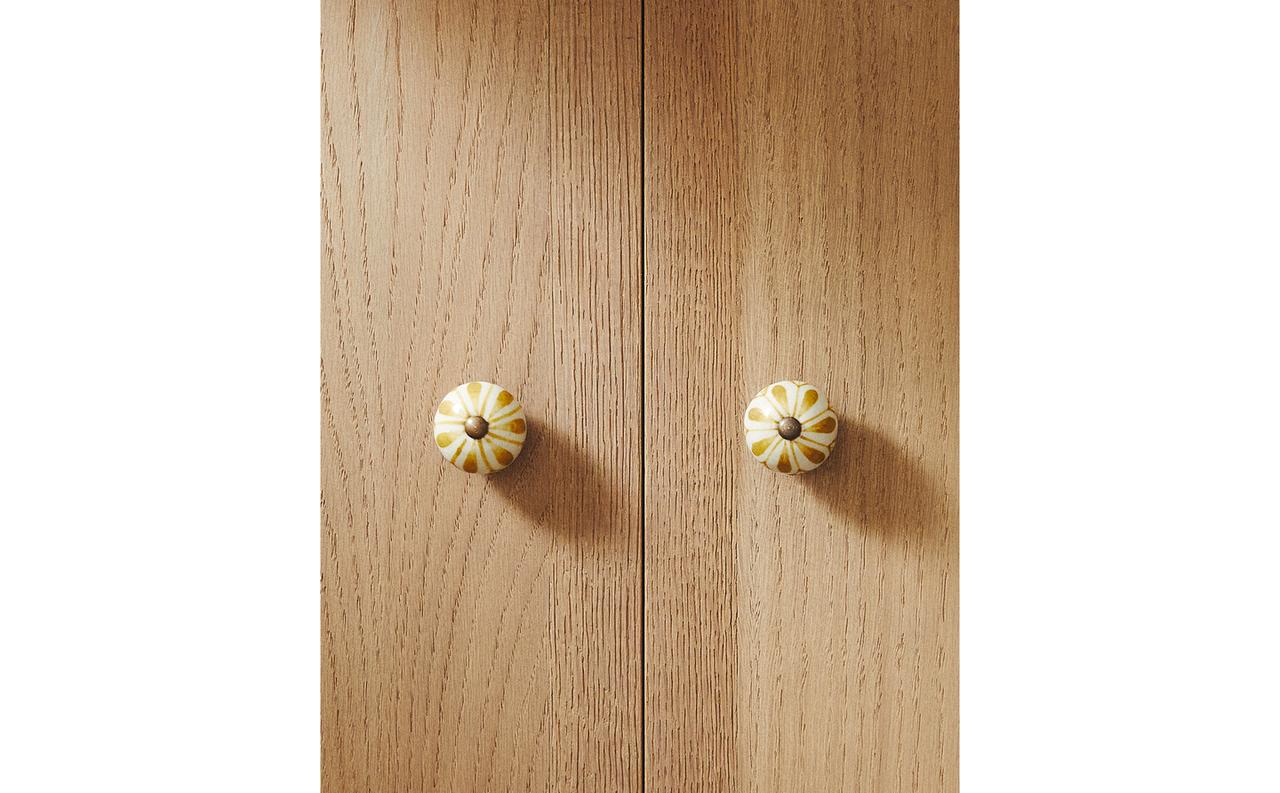 PACK OF CERAMIC FLOWER DOOR KNOBS (PACK OF 2)