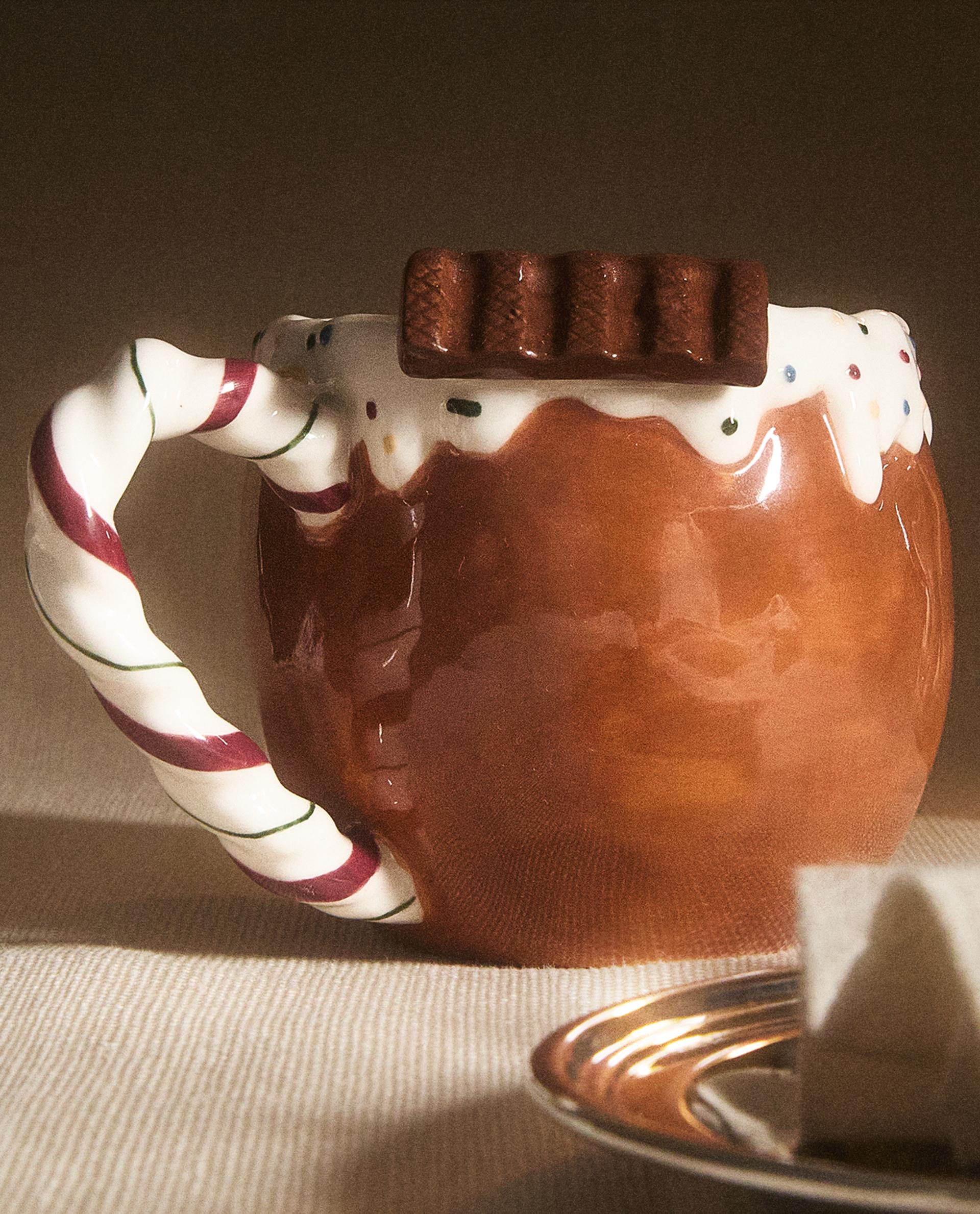 キッズ用セラミック製チョコレート クリスマス マグカップ