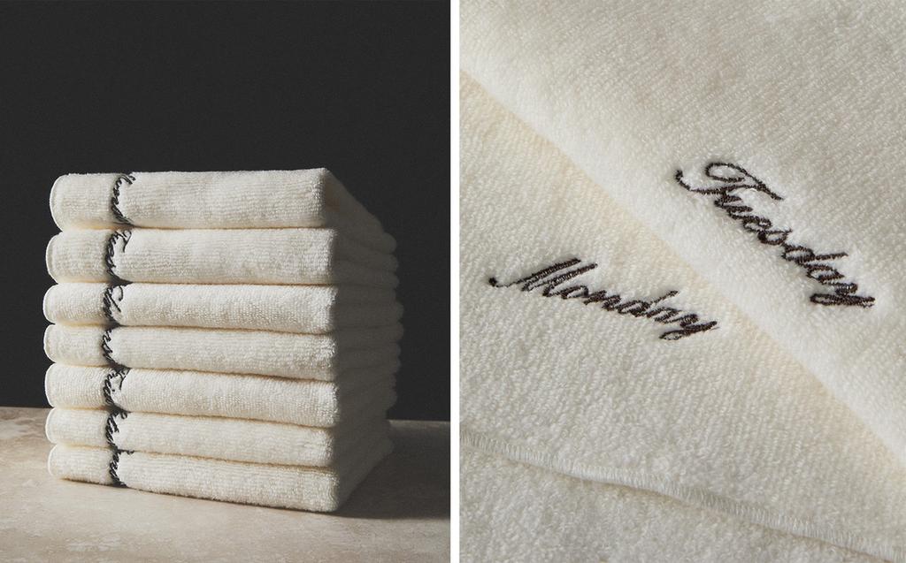 حزمة مناشف يد يومية قطن (حزمة 7 قطع)