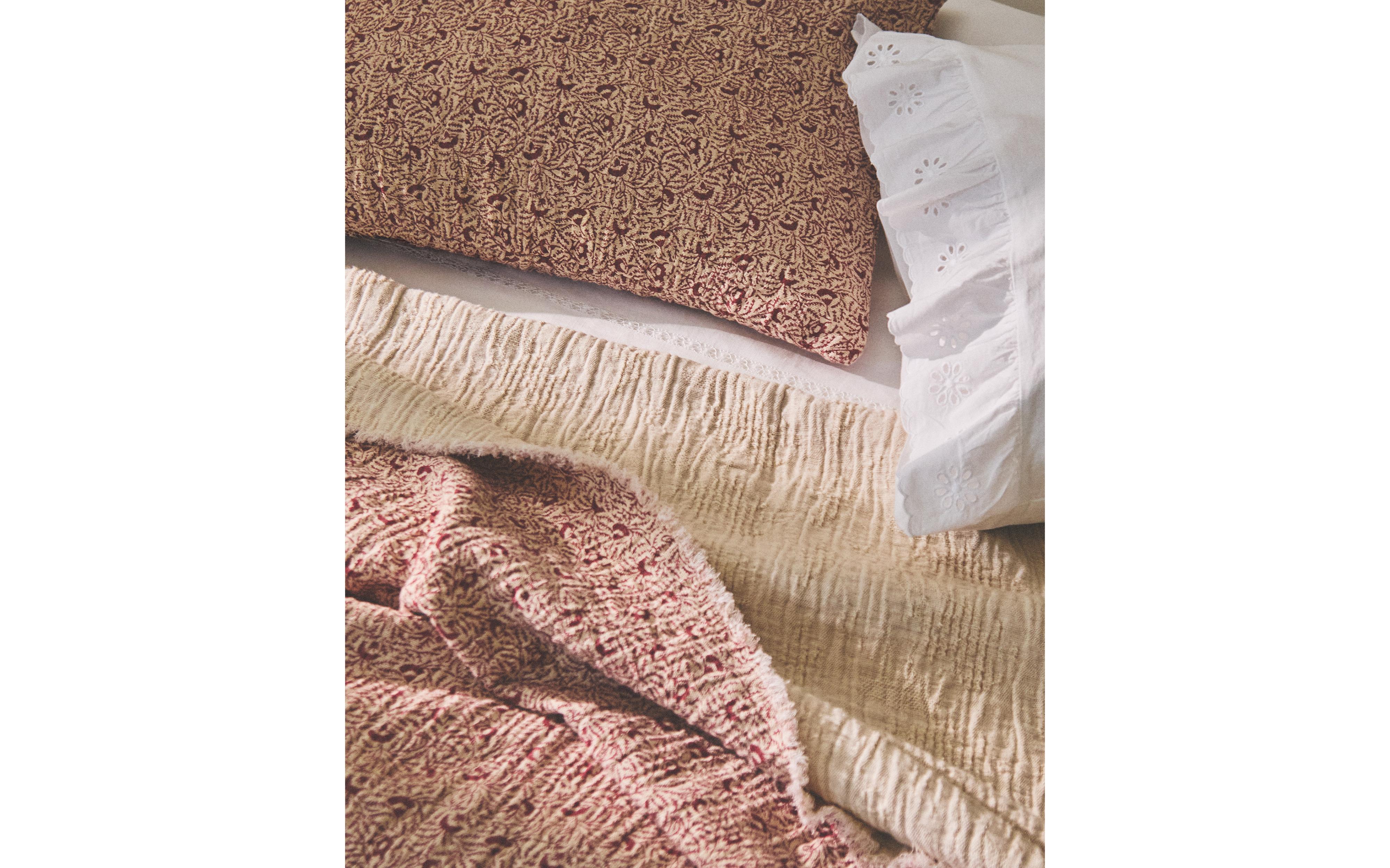 BRANCH PRINT COTTON AND LINEN BEDSPREAD product thumbnail 11