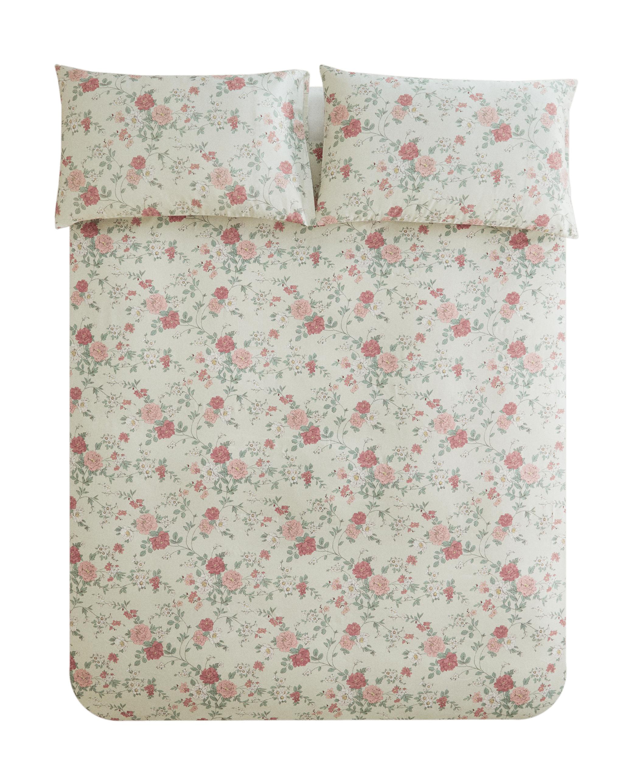 PEONY PRINT SATEEN DUVET COVER product thumbnail 7