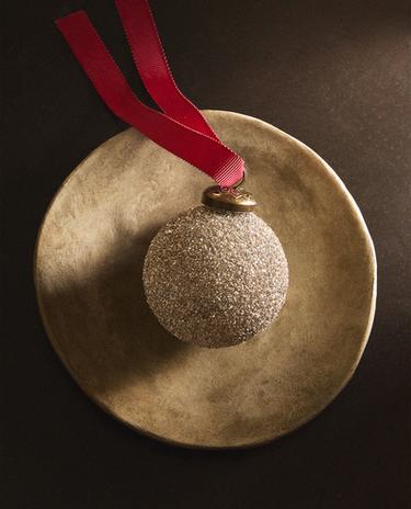 CHRISTMAS GLITTER BALL TREE DECORATION