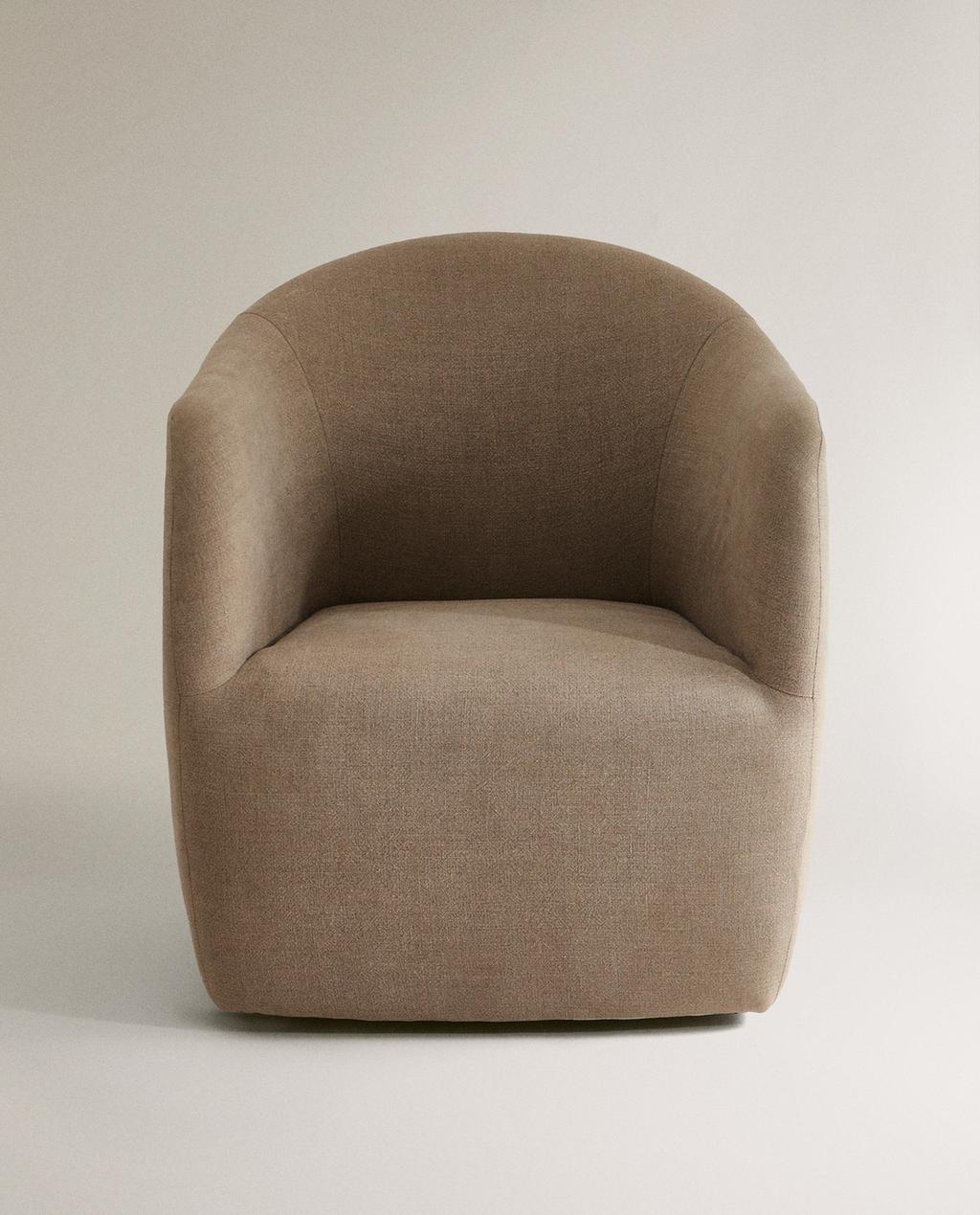 LINEN ACCENT CHAIR