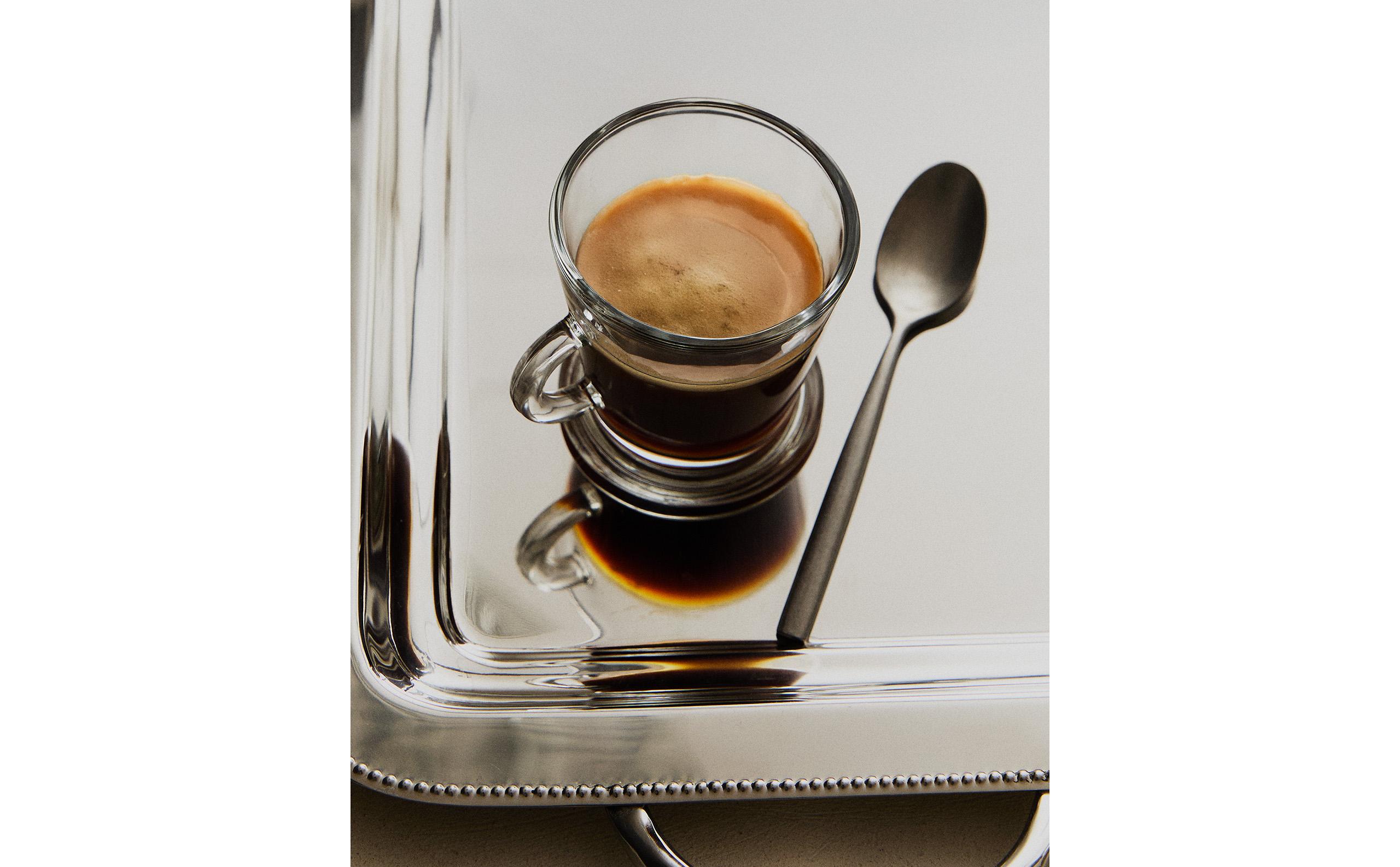TRANSPARENT GLASS CAPPUCCINO CUP product thumbnail 2