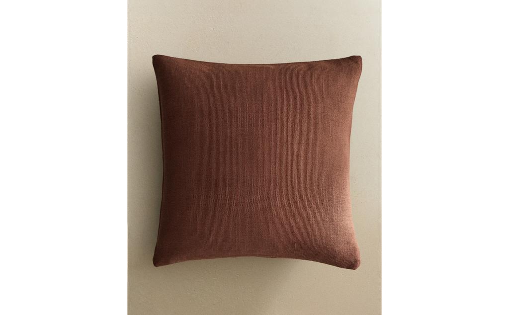 FUNDA COJÍN JUTE Y ALGODÓN