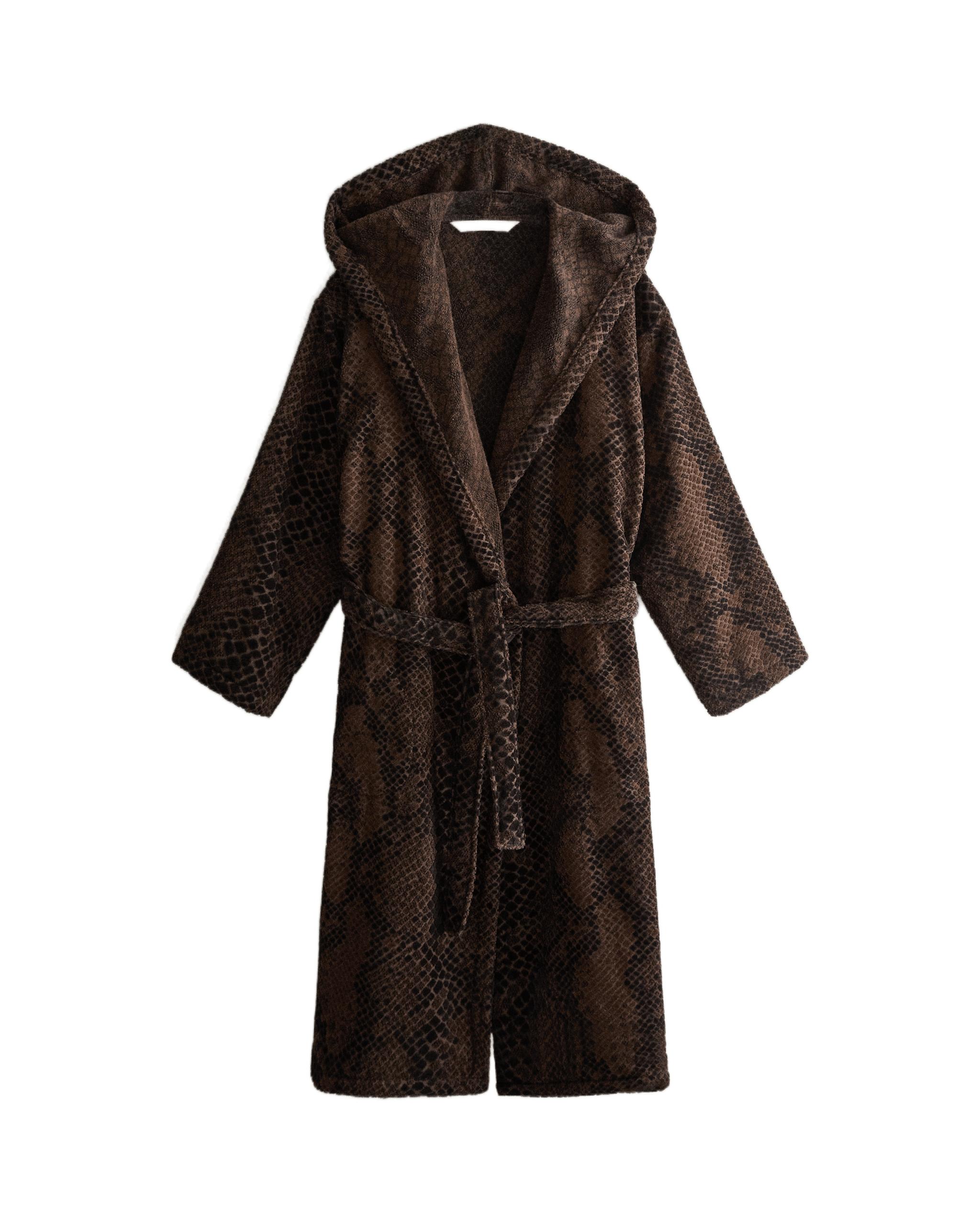 ANIMAL PRINT VELOUR DRESSING GOWN product thumbnail 2