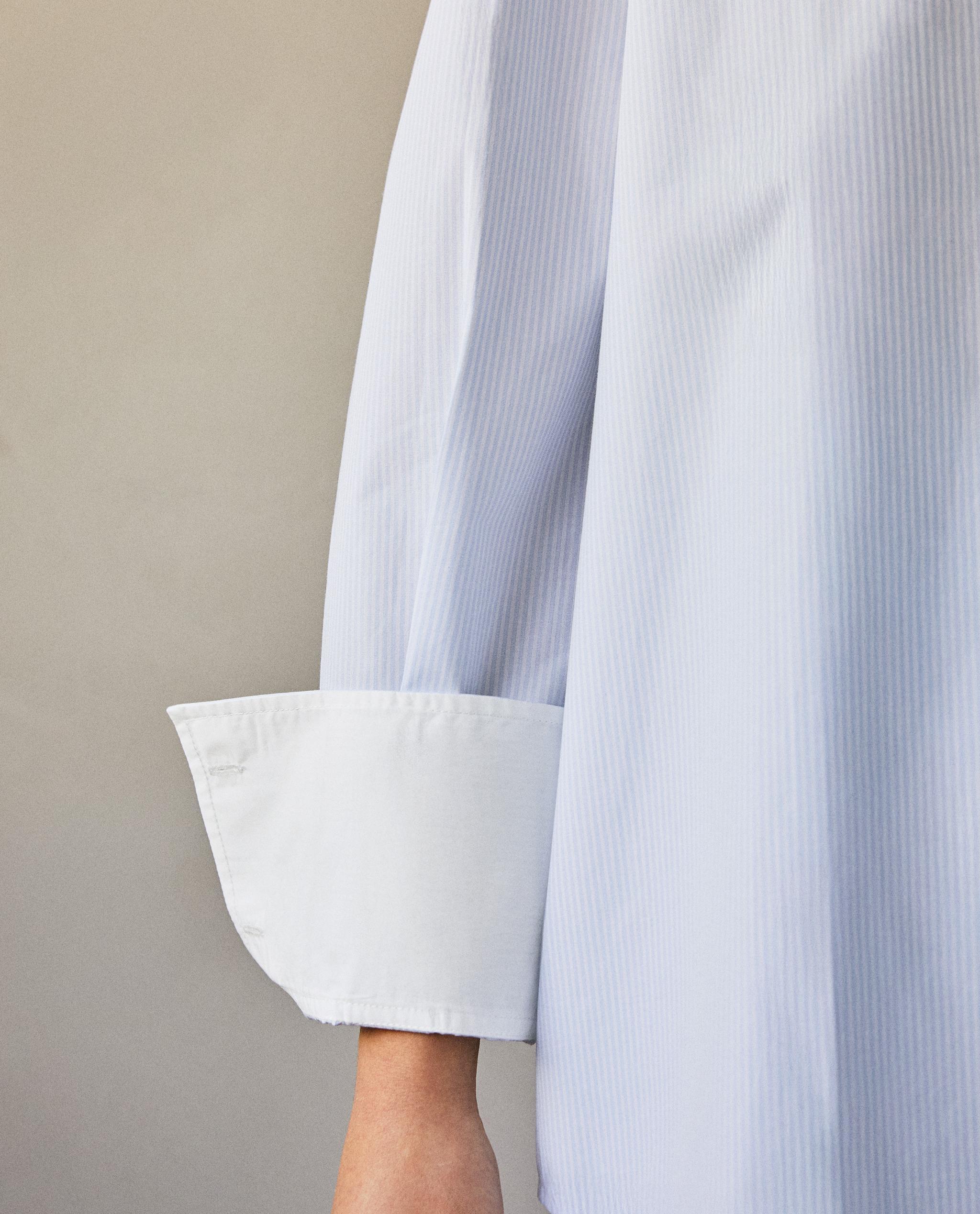 STRIPED SHIRT WITH COLLAR product thumbnail 7