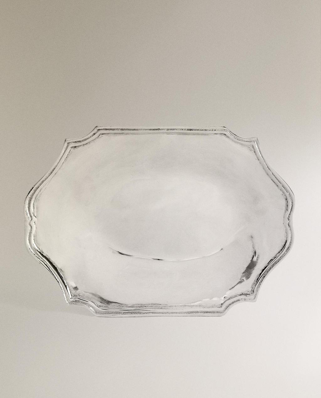 BANDEJA DECORATIVA ACERO