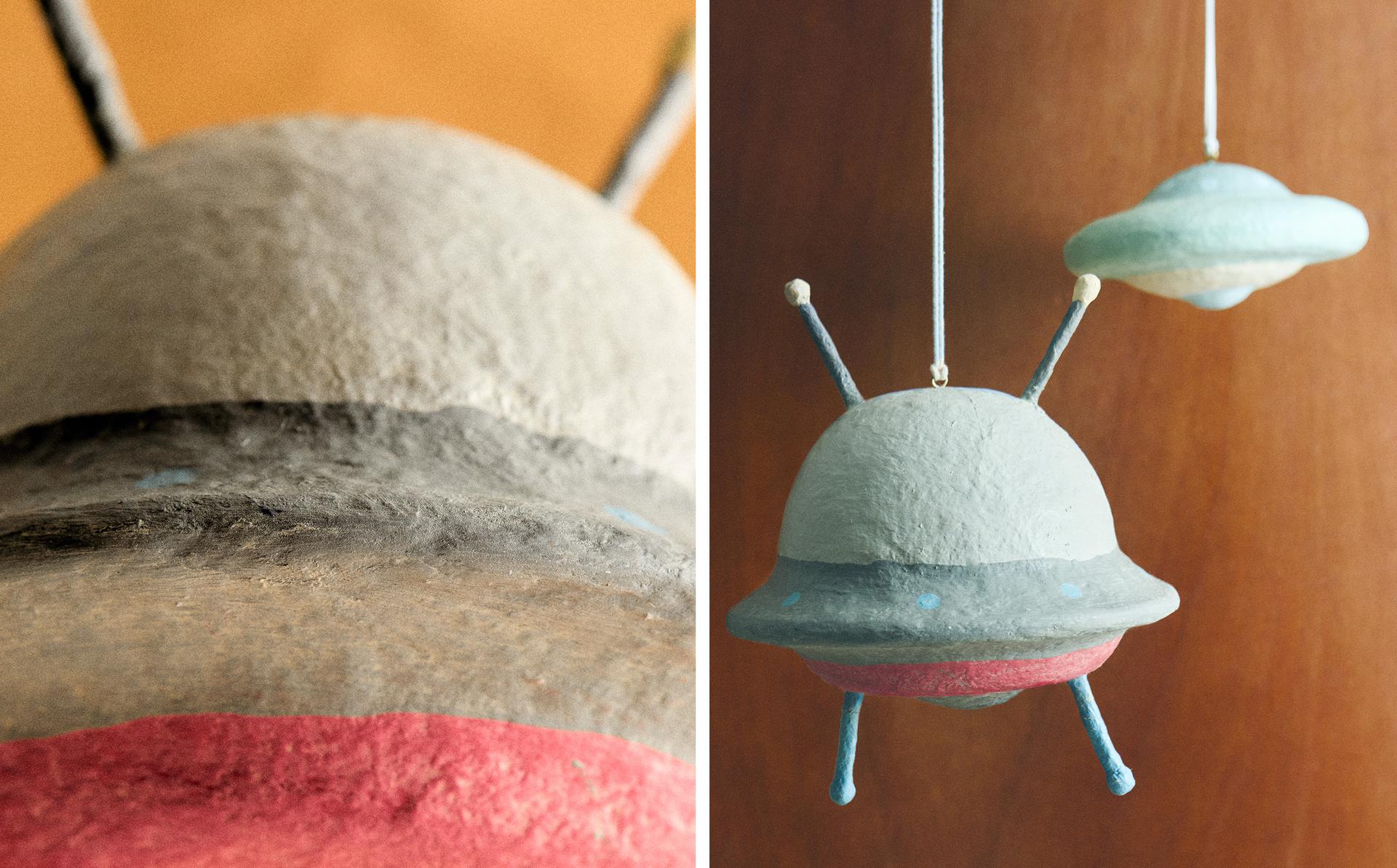 SET OF FLYING SAUCERS (SET OF 2)