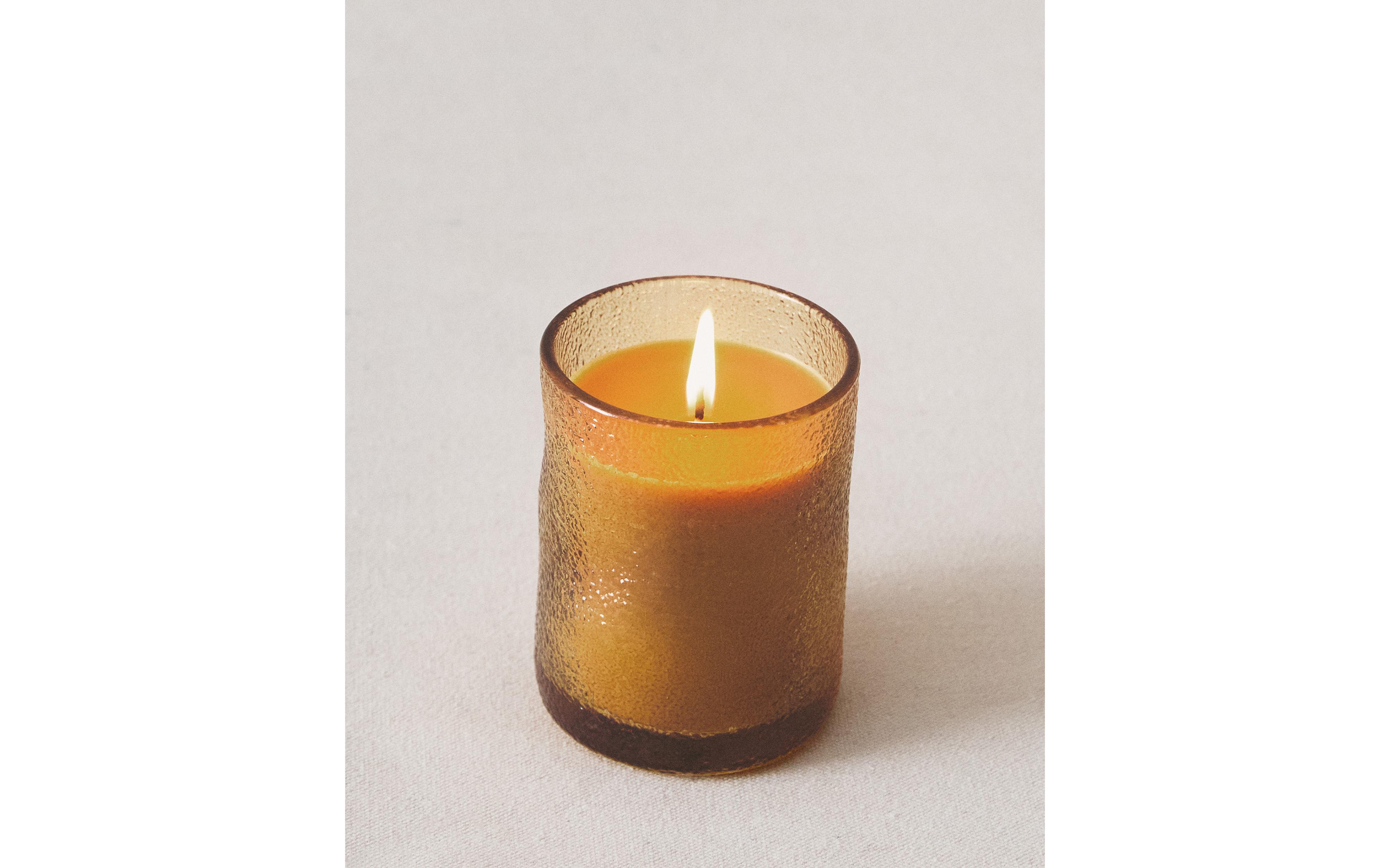 ９点 新品 ザラホーム ZARA  キャンドル オブジェ オーナメント アロマティックキャンドル FLEUR DE MANDARINE (155 G) | Zara Home