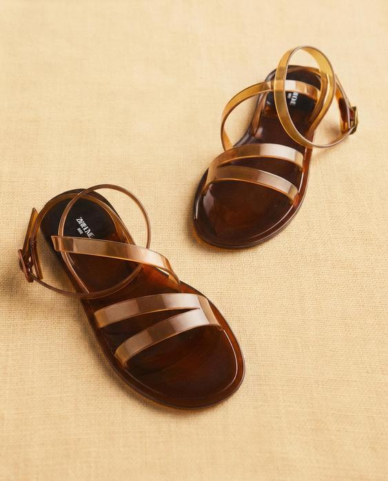 키즈 스트랩 젤리 샌들