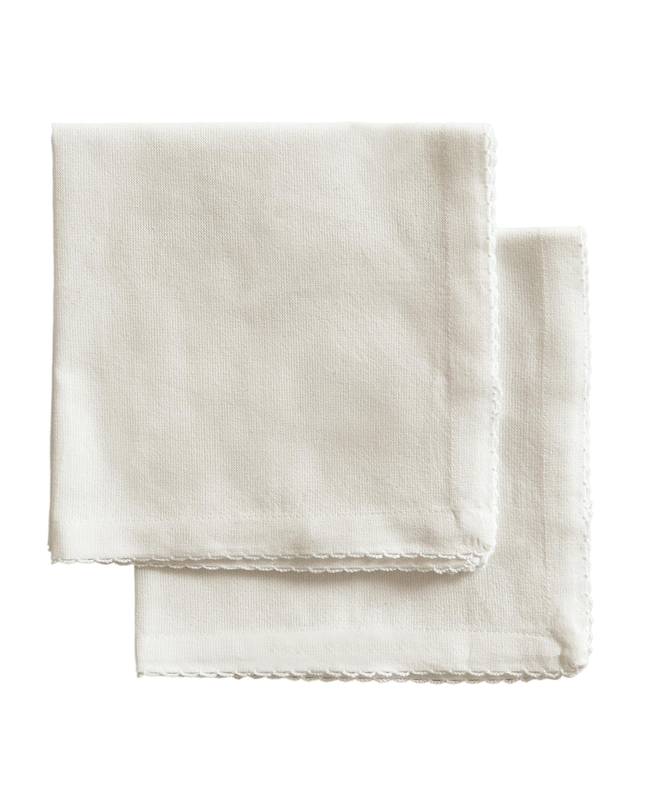 PACK OF PLAIN SCALLOPED NAPKINS (PACK OF 2) product thumbnail 9