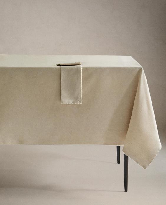 TISCHDECKE WELLENMUSTER